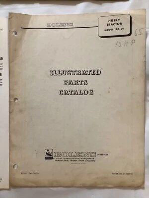 Lote de 8 Bolens Manuales de Servicio y Piezas XL, LT, QT, 188, 190, 2389, 770, 1250  Foto 1 de 4