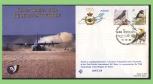 Belgio 1996 Giubileo d'oro dell'aeronautica militare, JS(CC)18, copertina volata C130 - Foto 1 di 2