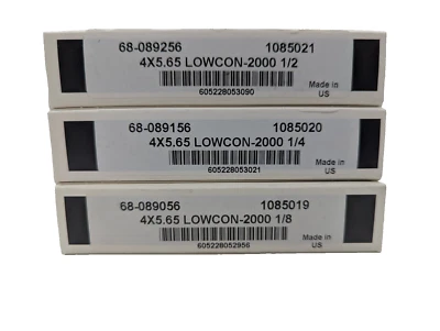 New Schneider 4x5.65" Low Contrast-2000 -  1/8, 1/4 & 1/2 Filter Set - 3 Filters - Image 1 of 4