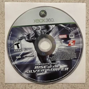 Microsoft Xbox 360 - Fantastic Four Rise of the Silver Surfer - Video Game Disc - Picture 1 of 3