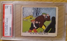 1937 Dick Tracy R41 #80 - PSA 7 NM - The Flaming Wreck -series of 96 - very nice