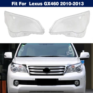 Pair Bumper Headlight Clear Lens Cover Shell+Sealant For Lexus GX460 2010-2013 - Foto 1 di 10