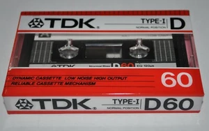 TDK D60 nastro audio cassetta - Foto 1 di 1