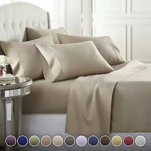 Juego de cama premium de 6 piezas para hotel de lujo suave 2200 unidades - Imagen 1 de 46