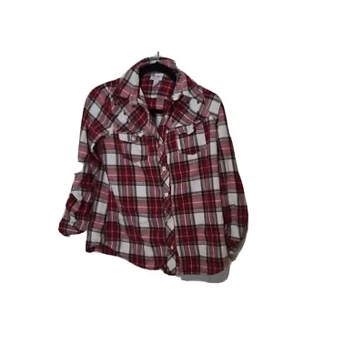 Camisa para mujer Relativity talla M estilo occidental abotonada lazo en la manga  Foto 1 de 4