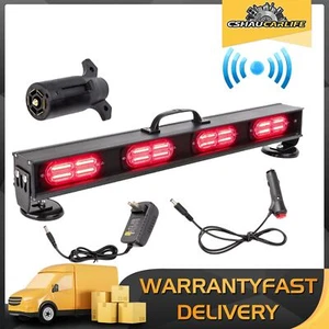 22" Wireless 160 LED Tow Light Bar For SUV Truck Hauler Car 7 Pin RV Transmitter - Picture 1 of 14