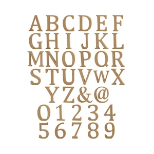 MDF Letters 13 cm Tall, Thickness 2 cm, Alphabet/Numbers Arts Craft Decor Sign - Picture 1 of 39