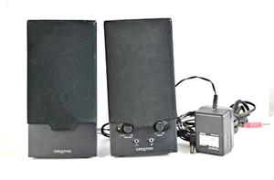 Creative SBS250 Computer Stero Speaker W/ Power Adapter Tested - Picture 1 of 6