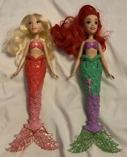 Disney Princess LITTLE MERMAID Ariel and Blonde Sister 12" Doll Set