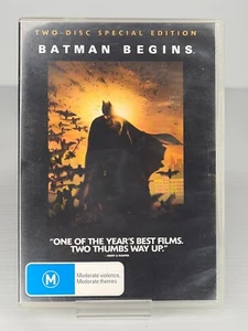 Batman Begins DVD Christian Bale Gary Oldman Liam Neeson Michael Caine Katie Hol - Picture 1 of 2