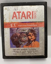 E.T. The Extra-Terrestrial Atari 2600 Game Vintage Untested