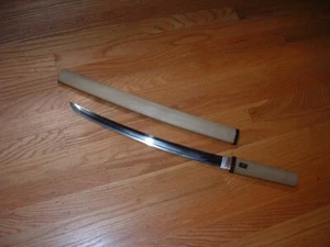 [GN1-02-01-28] Japanese Sword:  Tadahiro Wakizashi in Shirasaya