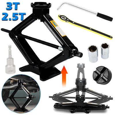 2.5T/3T Professional Jack Scissor Jack Lift for Cars/SUV/MPV with Hand Crank - Image 1 of 4