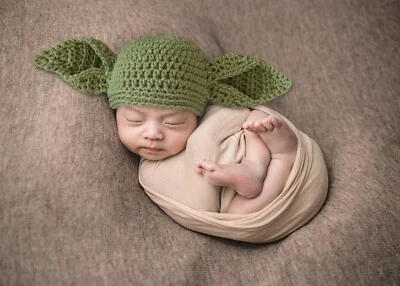 Gorro de bebé de ganchillo hecho a mano para niño o niña, regalo de baby shower Foto 1 de 2