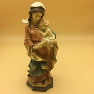 HEILIGENFIGUR*MARIA MIT KIND*MADONNA*MUTTER GOTTES*JESUSKIND*STATUE*NEU*19 CM* - Picture 1 of 5