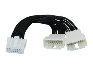 Y Adapter For Mazda 16Pin Male Two Female Full Pins - Picture 1 of 3