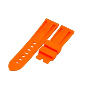 Correa de reloj de goma naranja 22x20 mm para sumergible Panerai Luminor Marina - Imagen 1 de 6