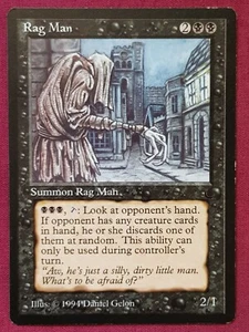 Magic The Gathering THE DARK RAG MAN black card MTG - Bild 1 von 2