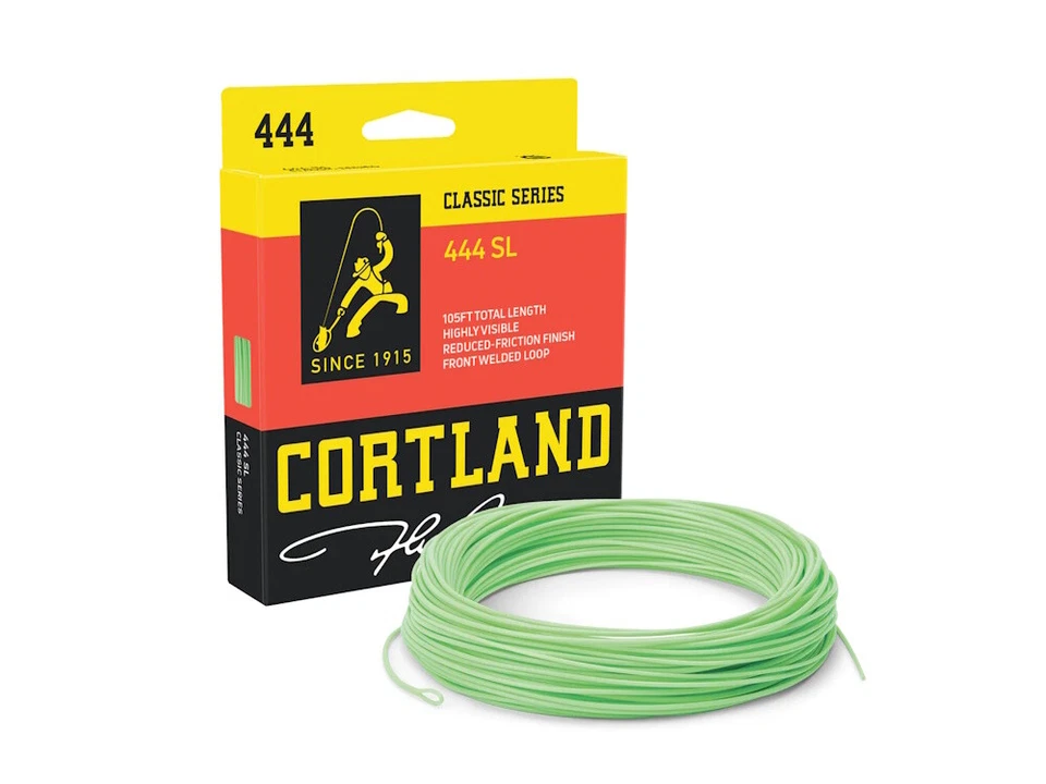 NEUF Cortland 444 Classic SL 105ft Floating Soies mouche Truite - Immagine 1 di 1