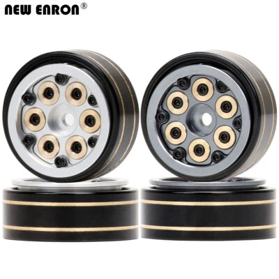 1.0" Brass Block Adjustable Weight Beadlock Wheel Rim for 1/18 1/24 Axial SCX24 - Image 1 of 4