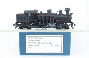 M.B. Austin HO Scale Brass 90 Ton 2 Truck Shay Tetsudo Japan Excellent - Picture 1 of 13