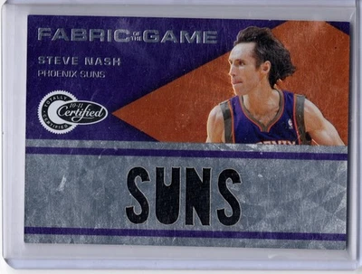 2010-11 Panini Totally Certified - Fabric of the game Steve Nash Suns GU /299 - Image 1 of 2