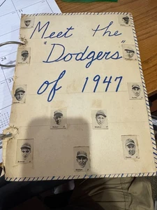 1947, Jackie Robinson, Brooklyn Dodgers, Saison Sammelalbum (selten / Vintage) - Bild 1 von 20