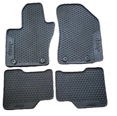 Juego de alfombrillas de goma Jeep Compass 2018-2024 OEM 7LU02 TRMAA Foto 1 de 2