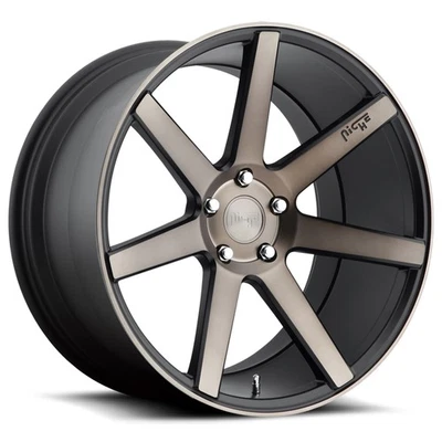 Niche M150 Verona 19x8.5 5x4.5" +35mm Black/Tint Wheel Rim 19" Inch Foto 1 de 4