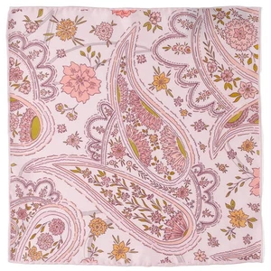 Blush floreale paisley tascabile quadrato - Foto 1 di 5