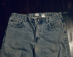 Calvin Klein Herren Jeans 33x30 Blau Vintage 90s Double Stone Wash - Bild 1 von 4