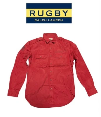 【美品】Camisa Azul Rugby Ralph Lauren S Foto 1 de 4
