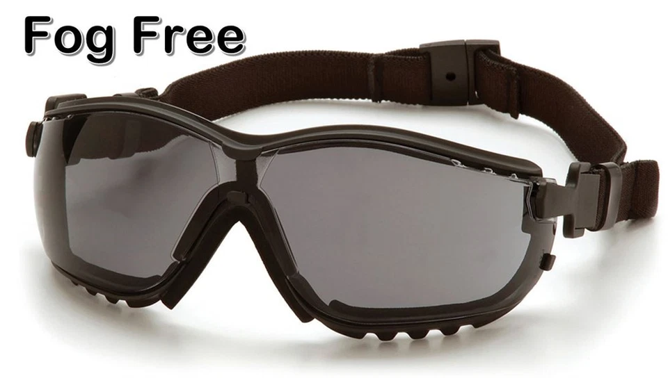 Pyramex V2g Safety Glasses Goggles Hybrid Smoke Lens GB1820ST