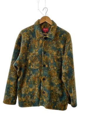 Chaqueta polar Supreme M poliéster multicolor cachemir 21AW Pilling Foto 1 de 4