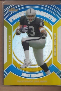 2007 Finest Moments Gold Refractors #MB Michael Bush /50 FB - Picture 1 of 1