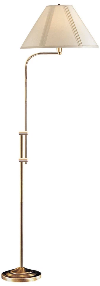 Lámpara de pie Hartwick antigua de latón para farmacia Foto 1 de 1