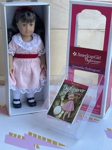American Girl 6,5 Zoll Samantha Beforever historische Minipuppe nicht mehr produziert Buch & Box - Bild 1 von 12