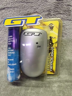 GT Bicicleta Bicicleta Electron Faro Krypton Bombilla 2006 NUEVO Antiguo Stock Montaje de Barra Foto 1 de 4