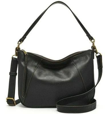Fossil Skylar Crossbody Shoulder Bag Black Leather SHB2656001 NWT $180 Retail - Image 1 of 4