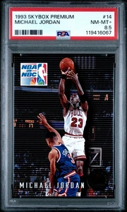 MICHAEL JORDAN 1993 Skybox Premium #14 PSA 8.5 Graded Card Bulls Legend - Picture 1 of 2