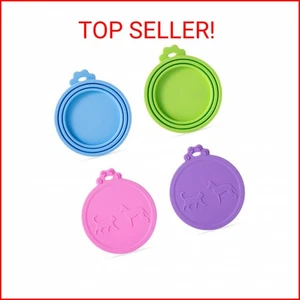 SLSON 4er Pack Tierfutter Dosendeckel Universal Katze Hund Futter Dosendeckel 1 für 3 Standa - Bild 1 von 2
