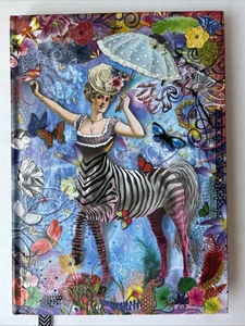 Christian Lacroix “Zebra Girl” B5 Hardbound Journal W/Pop-Up & Stickers - Foto 1 di 10