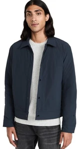 rag & bone Men's Filled Owen Trucker Jacket, Navy, Blue, M - Picture 1 of 6