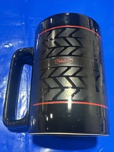 Peterbilt Trucks rot mit Reifenspuren schwarz Tasse - Bild 1 von 5