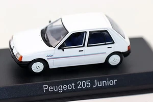 Norev 1/43 Scale Peugeot 205 Junior White Diecast Alloy Toy Car Model Gift - Picture 1 of 17