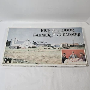 1978 Rich Farmer Poor Farmer Vintage Brettspiel USA Landwirtschaft Landwirtschaft komplett - Bild 1 von 13