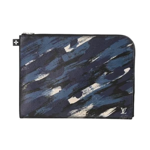 Bolso clutch LOUIS VUITTON camuflaje Pochette Jour GM azul marino N644437 800000139532000 - Imagen 1 de 10