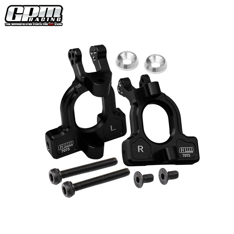 GPM Racing Aluminum Front C Hubs Black 1/10 Kraton 4s BLX