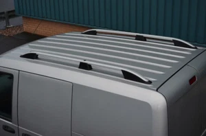 Aluminium Roof Rack Rails Side Bars Set To Fit L1 Ford Transit Connect (2002-12) - Picture 1 of 9
