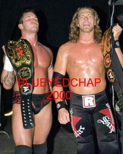 RANDY ORTON & EDGE WRESTLER 8 X 10 WRESTLING PHOTO  WWE - Изображение 1 из 1